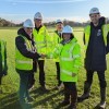 Alice Clarke Matt Merchant Cllr Phillippa Williamson Tom Bailey Behind Paul Allott And Cllr Aidy Riggott