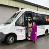 Cllr Phillippa Williamson With A Convention Branded Minibus