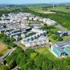 Aerial photo of Lancaster University Campus