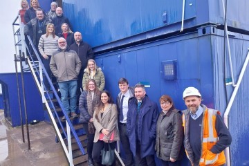  Jayne Rear Cabinet Member For Education And Skills 2rd From Right And Ash Sutcliffe 3nd From Right Pictured With Representatives From Blackburn College The Heights In Burnley 