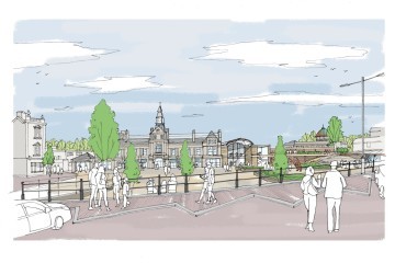 Artist impression of the Town Hall