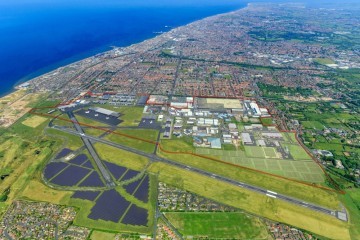 An Artists Impression Of A Built Out Enteprise Zone Including A Solar Farm South Of Blackpool Airport