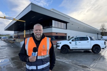 Readstone Construction Project Director Simon Whittam outside the new Fort Vale facility in Simonstone.jpg.jpg