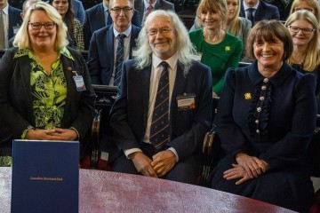 Lynn Williams, Phil Riley and Philippa Williamson