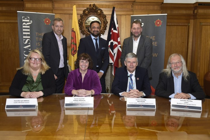 irst meeting of the shadow CCA. Board members L-R back Alistair Bradley, Mo Isap, Stephen Atkinson, L-R front Lynn Williams, Phillippa Williamson, Alan Vincent and Phil Riley