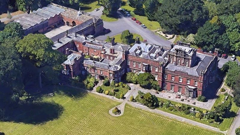 Cuerden Hall Aerial Shot