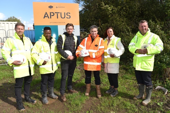 HBD and Barnfield start on site at APTUS 