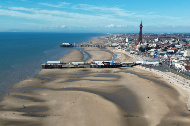 Blackpool beach