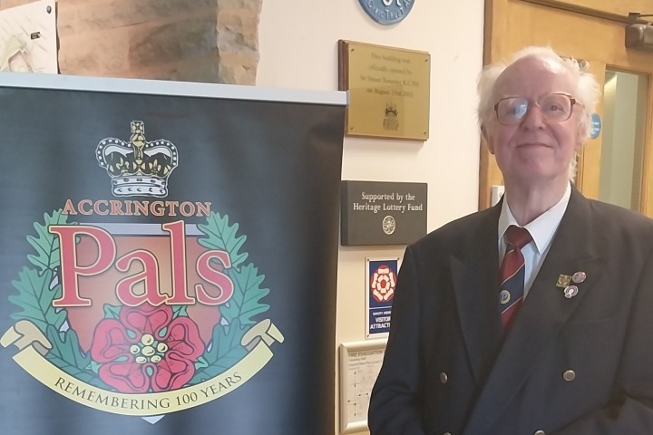 Ian McGuinness will introduce the Accrington Pals documentary at the Wham Stadium on Remembrance Sunday.jpg.jpg