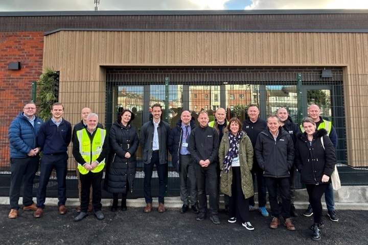 Representatives from Blackpool Council, Blackpool Boys and Girls Club, Warden Construction and Cassidy and Ashton